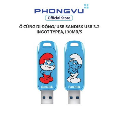 Ổ cứng di động/ USB SanDisk USB 3.2,Ingot TypeA,130MB/s - Bảo hành 60 tháng