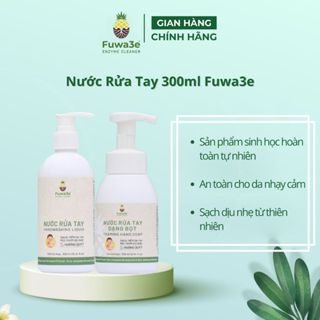  Nước rửa tay sát khuẩn Fuwa3e mùi hương tinh dầu quýt từ chế phẩm Enzyme sinh học 300ml 