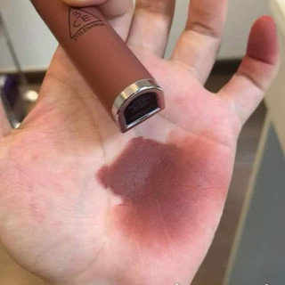  Son Kem 3CE Hazy Lip Clay 4g WARM BROWNIE Nâu Đất Trendy Siêu Tôn Da 