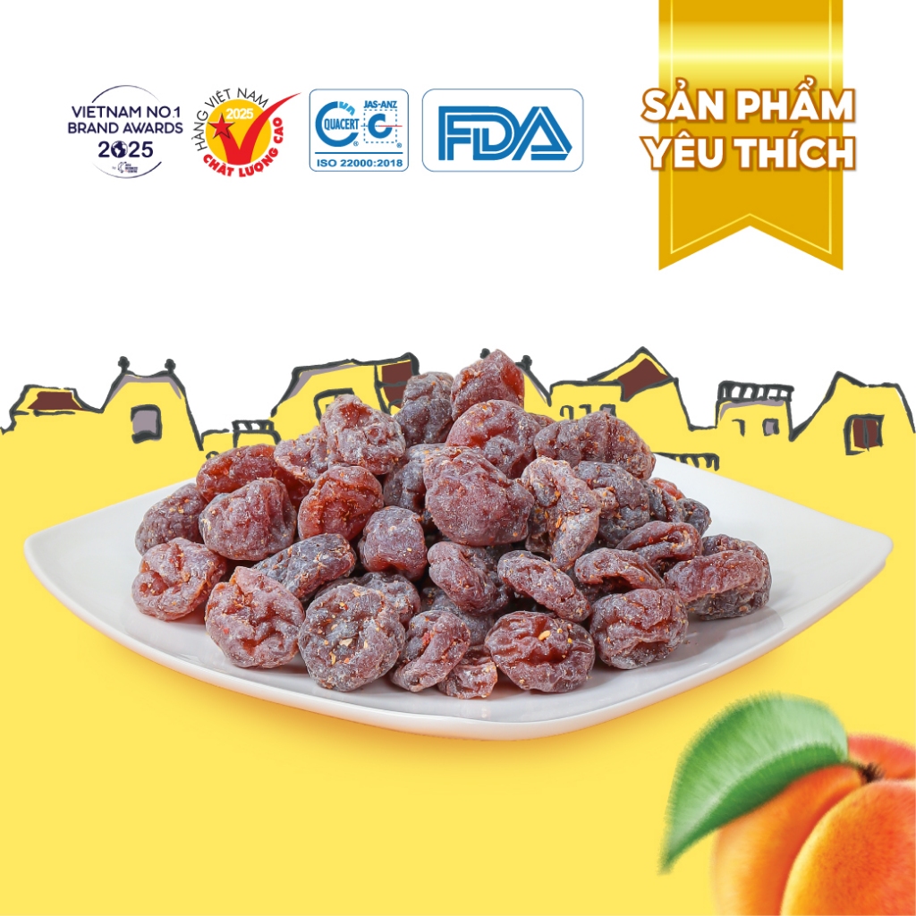 Mơ Hồng Lam 3 - Ô Mai Mơ Tách Hạt Chua Ngọt Cay Mặn, Đặc Sản Ăn Vặt Truyền Thống