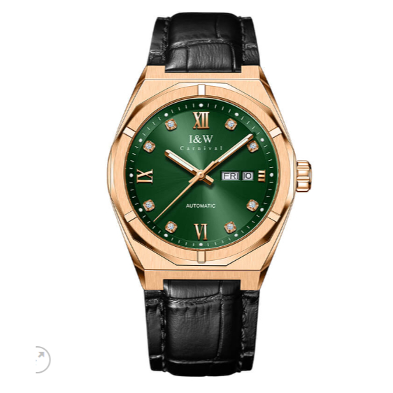 Đồng Hồ Nam Chính Hãng I&W Carnival 751G -DD Automatic Bảo Hành 5 Năm Chống Xước Chống Nước