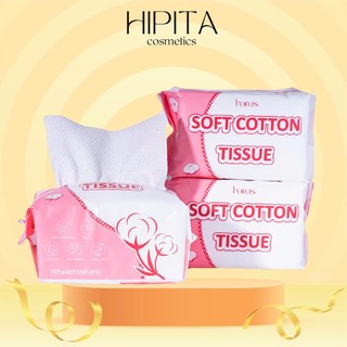 Khăn khô đa năng Horus Soft Cotton Tissue 80miếng/gói