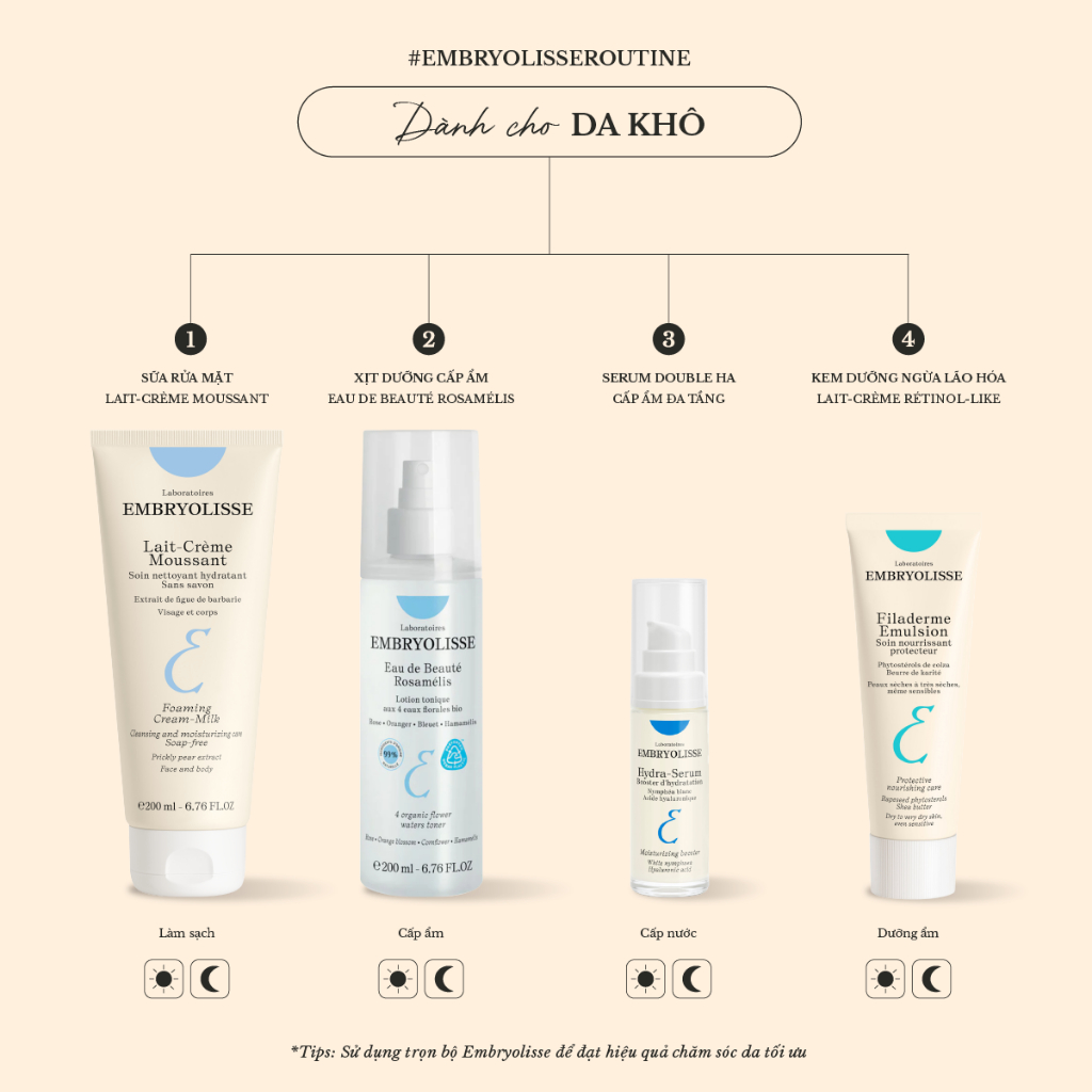 [Livestream X EMB] Kem Dưỡng Trẻ Hóa Căng Bóng Da Embryolisse Filaderme Émulsion 15ml - 75ml | BigBuy360 - bigbuy360.vn