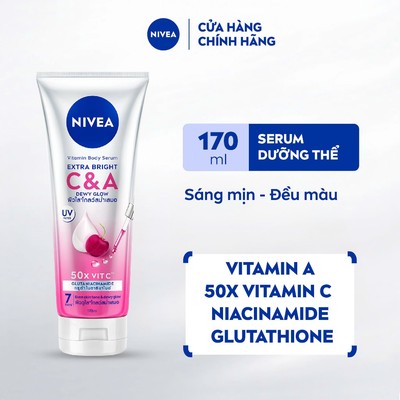 Sữa Dưỡng Thể NIVEA Vitamin C&A Dưỡng Sáng | Đều Màu Da Sau 7 Ngày 170ml / Kem Body - 99191