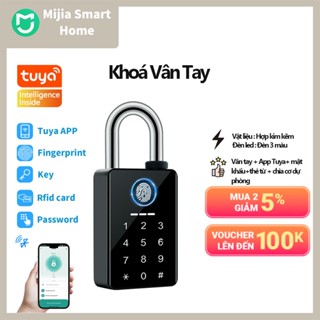  Ổ Khoá Vân Tay Màn Hình Cảm Ứng 5 Cách Mở Tiện Dụng Chống Nước Chất Liệu Hợp Kim Kẽm Chắn 