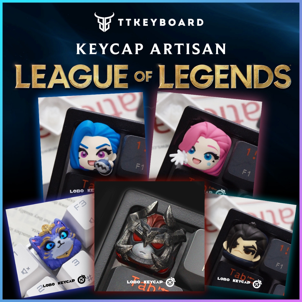 [Hỏa Tốc] Keycap Artisan Liên Minh Huyền Thoại LOL - Chính Hãng Lobo - TTKeyboard