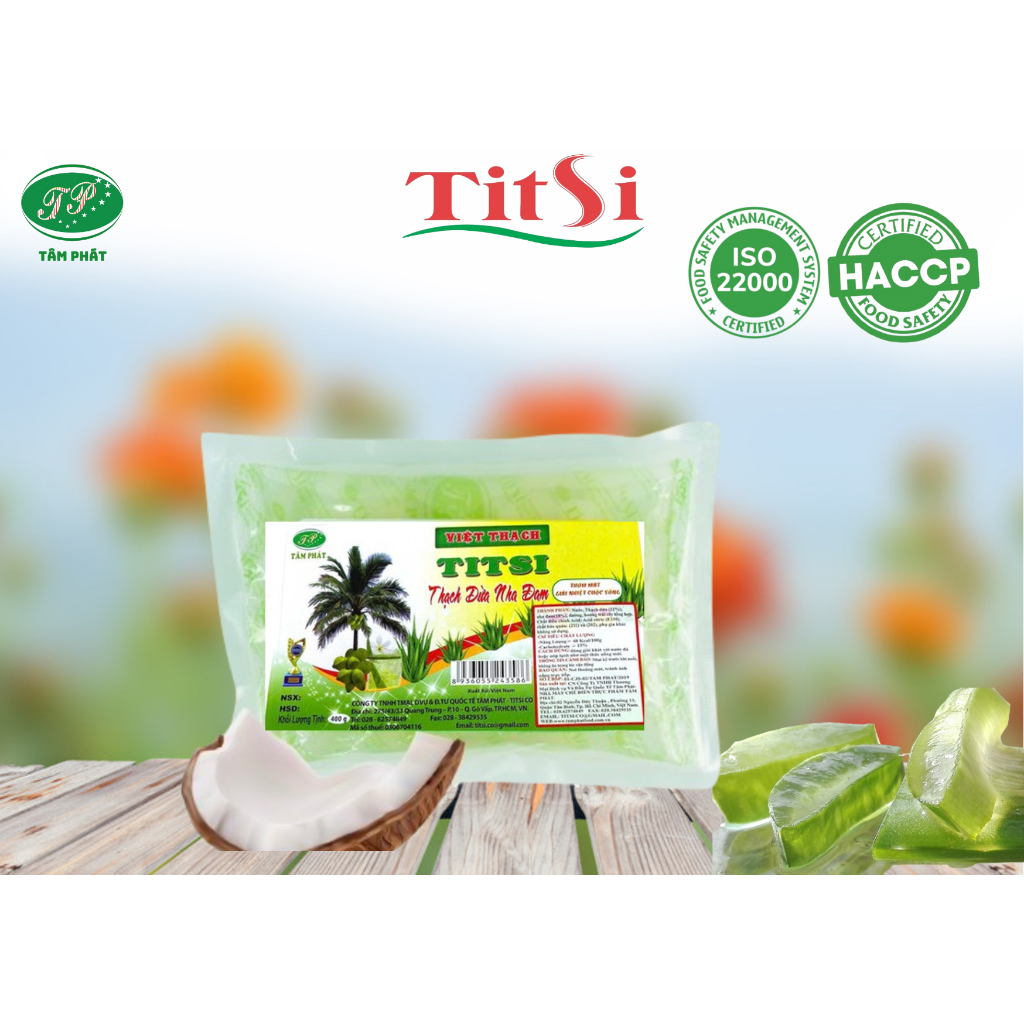 Thạch dừa nha đam 400g