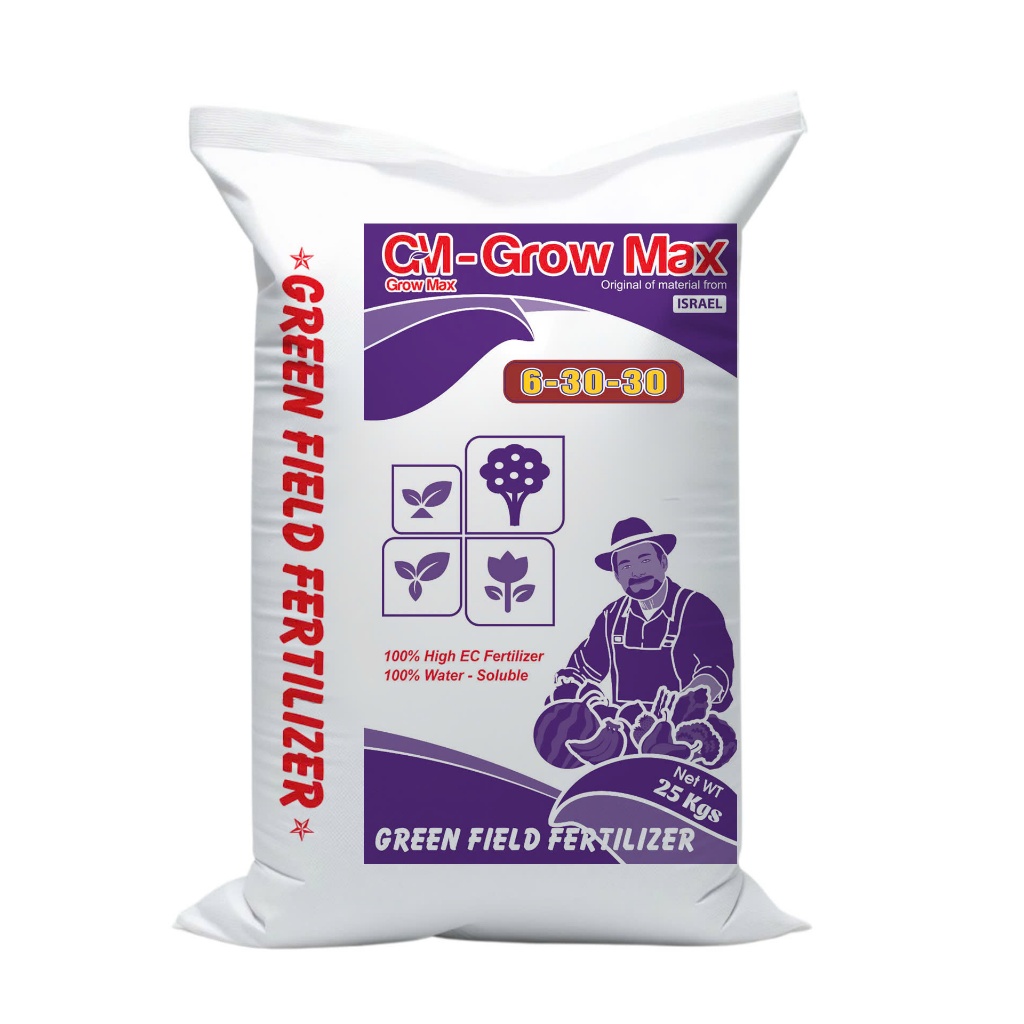 CánhĐồngXanh-NPK Growmax 6.30.30-Bao 25kg