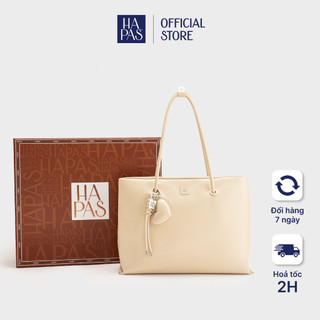   Giao Nhanh HCM  Túi Tote Hearty HAPAS Quai Tròn Cỡ Lớn Size 35 - TOT25063 