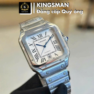 Đồng Hồ Cơ Automatic CT N044 Mặt Vuông Chống Nước Size 40mm Thiết Kế Sang Trọng Lịch Lãm Châu Âu