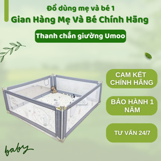 Thanh chắn giường kiêm quây cũi đa năng gấu Umoo UM-0815 , dodungmevabe1