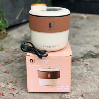 Nồi Cơm Điện Mini GANFAN 450W, Nồi Cơm Sinh Viên Đa Năng Dành Cho 1-2 Người, Nhỏ Gọn và Tiện Lợi"
