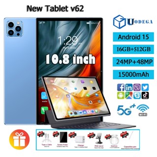  Máy tính bảng chơi game hiệu suất cao V62 16 RAM+1TB ROM Màn hình bảo vệ mắt độ phân giải cao12 inch Dung lượng 15000mAh 