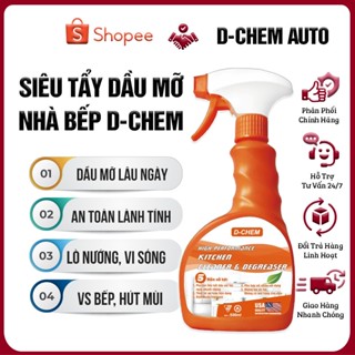 Siêu Tẩy Dầu Mỡ Nhà Bếp D-Chem Tẩy Sạch Lưới Lọc Máy Hút Mùi, Bếp Ga, Bếp Từ, Tường Ốp, Chậu Rửa