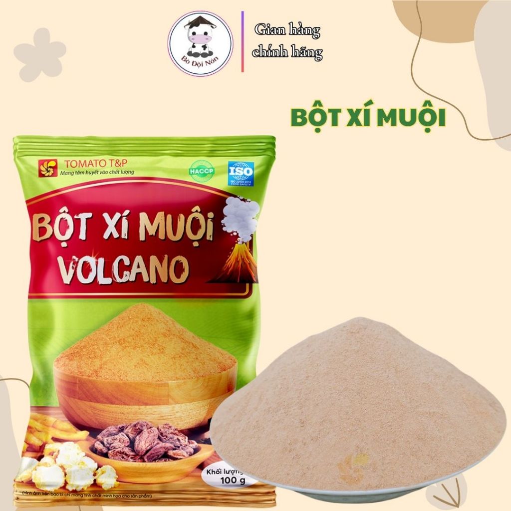 Gói 100g Bột Xí Muội Valcano