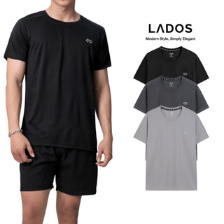Áo thun thể thao nam LADOS-9222 chất thun Sport Mesh lưới mè thông thoáng phù hợp chơi thể thao