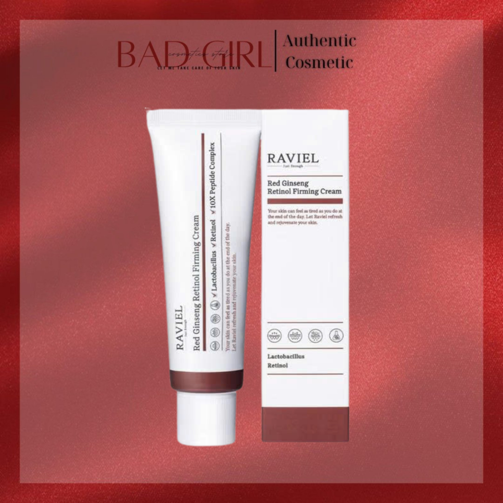 Kem Dưỡng Red Ginseng Retinol Dưỡng Da Mịn Màng, Săn Chắc 50ml Raviel