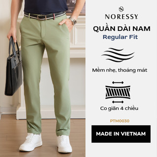  Quần Dài Nam NORESSY GOLF Vải Polyester Mềm Mại Thoáng Mát Chống Tia UV Thanh Lịch - PTM0030 