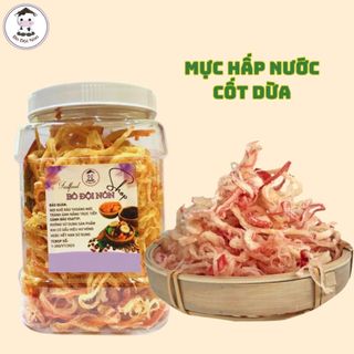 300G/500gr Mực Hấp Nước Cốt Dừa Bò đội Nón