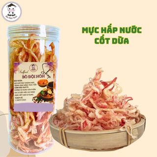 300G/500gr Mực Hấp Nước Cốt Dừa Bò đội Nón