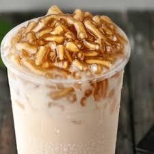 Trân Châu Sợi Hương Caramel 800g – Topping Pha Chế Trà Sữa, Đồ Uống