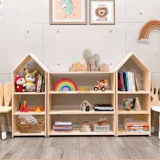  Combo 3 Kệ Montessori Bằng Gỗ Thông Cho Bé Đựng Sách Đựng Đồ Chơi Kệ Sách Trang Trí Lớp Học Cho Trường Mầm Nom 