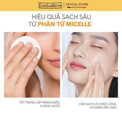 [LIVE] Nước Tẩy Trang EVOLUDERM VITAMIN C MICELLAR WATER DULL SKIN LACKING RADIANCE ORANGE EXTRACT 500ml