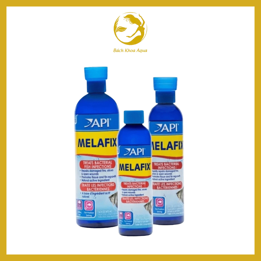 Melafix chai 118ml/273ml/473ml - Dung dịch kháng khuẩn cao cấp cho bể thủy sinh, hỗ trợ trị nấm và vết thương cho cá