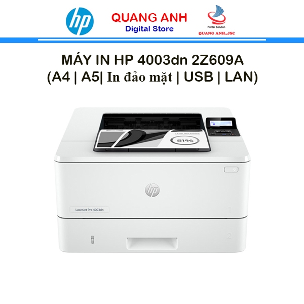 Máy in đơn năng HP Laserjet 4003DN (in A4/A5/ in hai mặt/ USB/ Lan) BH 36 tháng