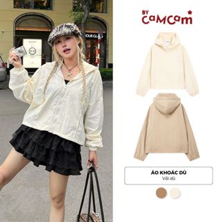 Áo Khoác Dù Bycamcam Nhiều Màu Mũ Dây Rút Chắn Gió Chống Nắng Hàn Quốc AKHD007