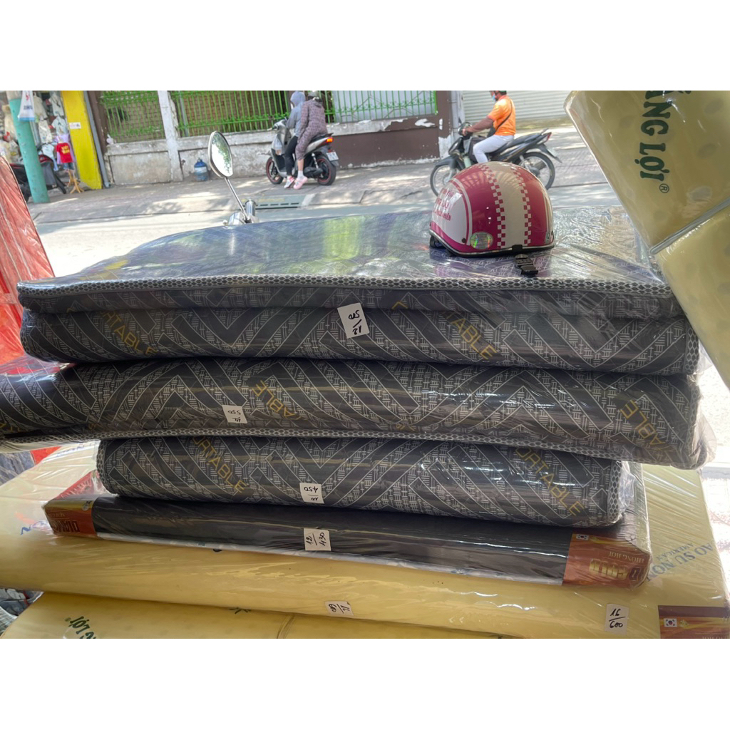 Nệm  TOPER 🦋cao su non 1m6;1m4;1m2;1m0;1m8 x2x 6cm(phân) màu nâu; AMERICAN