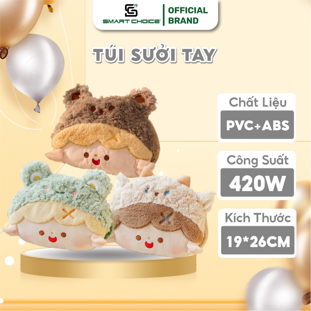 Túi Sưởi SmartChoice SCG-PK198 Túi Chườm Nóng Điện Giữ Ấm Cơ Thể Giảm Lạnh Đau Buốt Tay Chân Ấm Bụng