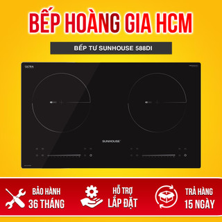 Bếp từ Sunhouse SHB-588DI loại bếp rẻ dễ sử dụng Mặt kính cao cấp Ultra Vitro Ceramic bo viền sang trọng, nấu nhanh