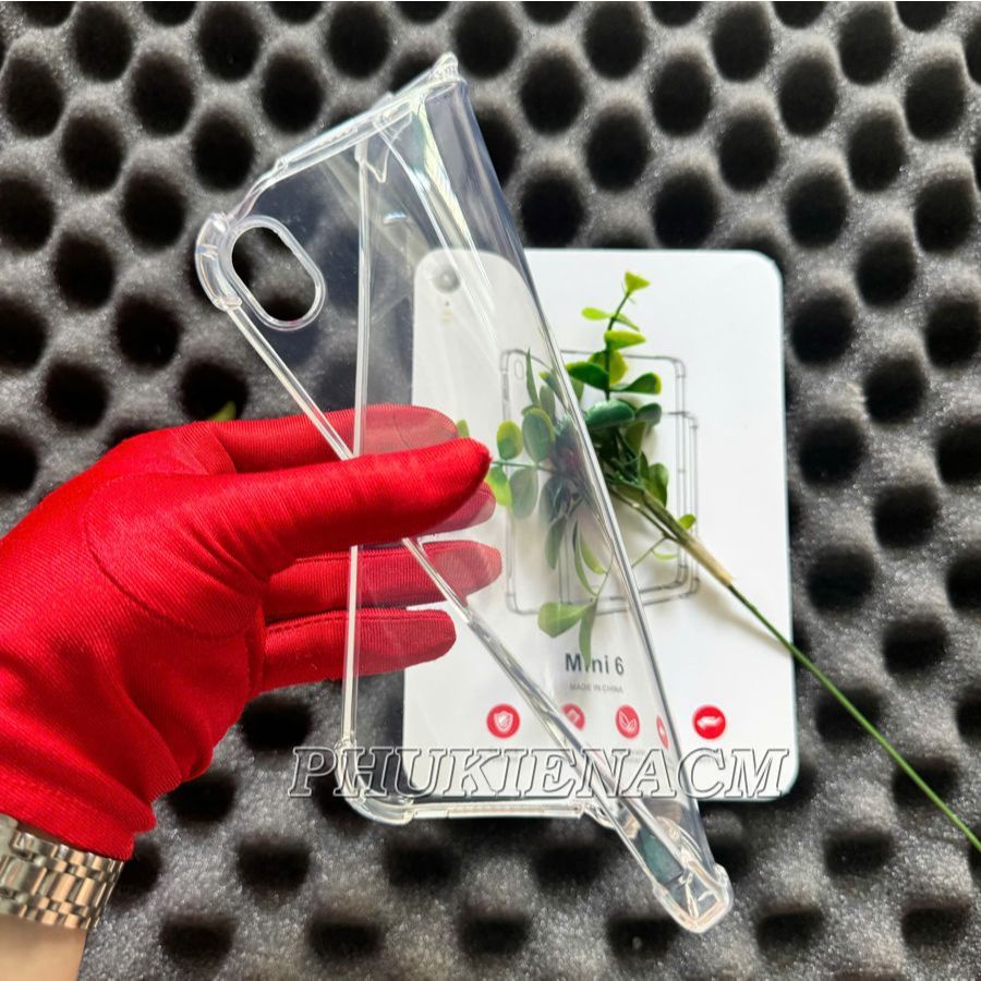 ỐP LƯNG iPad MINI 6 / 7 Dẻo Trong Suốt Có 4 Cạnh Chống Sốc, Chống Va Đập