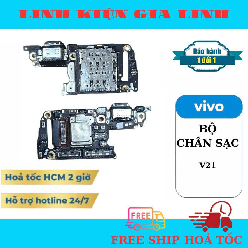Cụm Chân Sạc Vivo V21 / v21