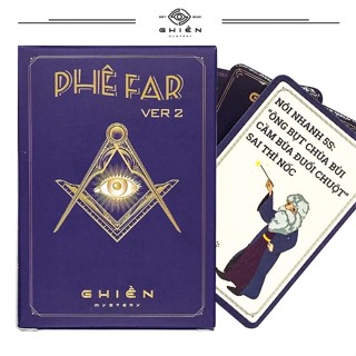  Bộ bài "PHÊ FAR" ver 2 - 50 lá bản nâng cấp chơi bạn bè hội nhóm cuộc nhậu thêm say | Ghiền Mystery 