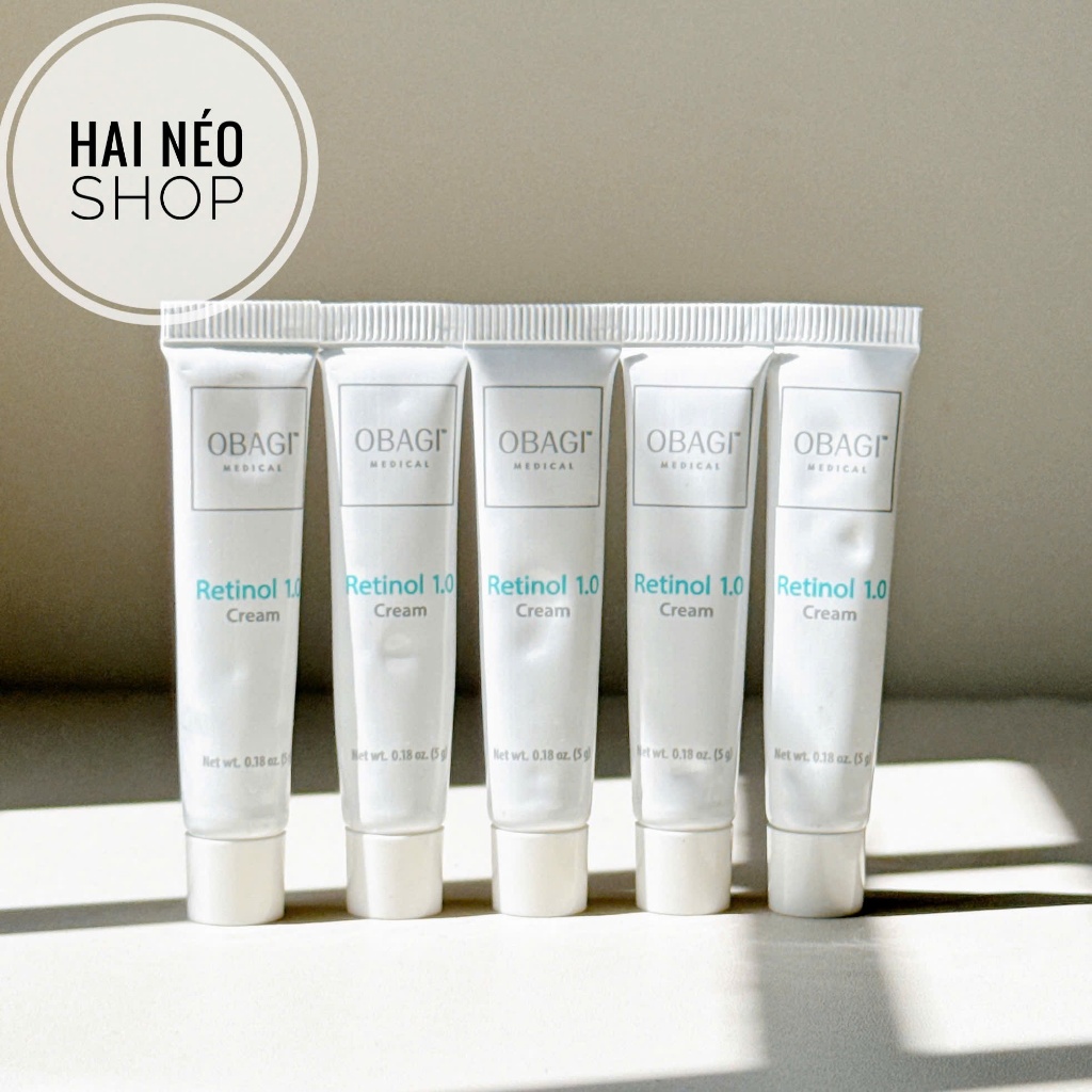 [XẢ KHO DATE MỞ NẮP 6 THÁNG] Kem Retinol 1.0% chống lão hóa, mờ thâm sạm nám Retinol 1.0 Cream 5g (Mỹ)