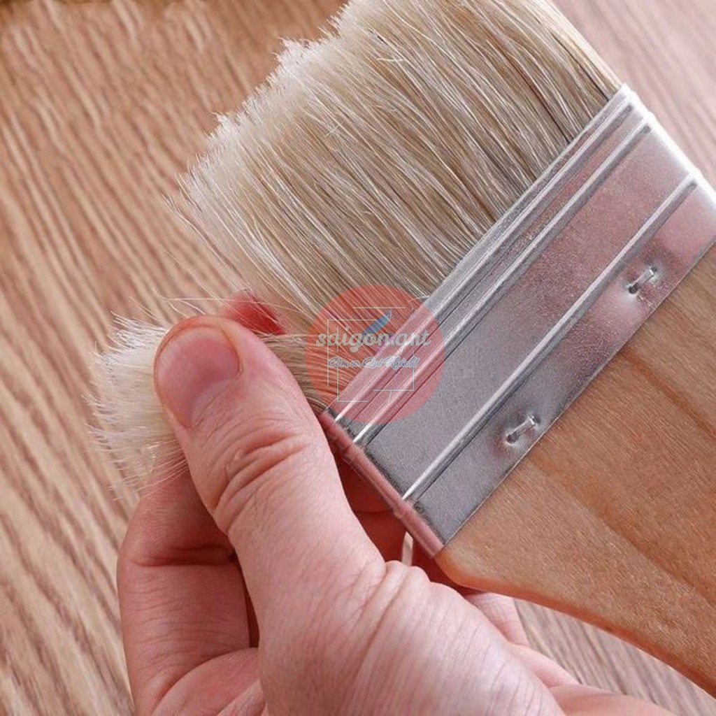 Cọ Pan Xô Vẽ, Cọ Chổi Quét Nền Tranh Sơn Dầu, Lông Lợn Tốt  Maries 713- 1 Cọ