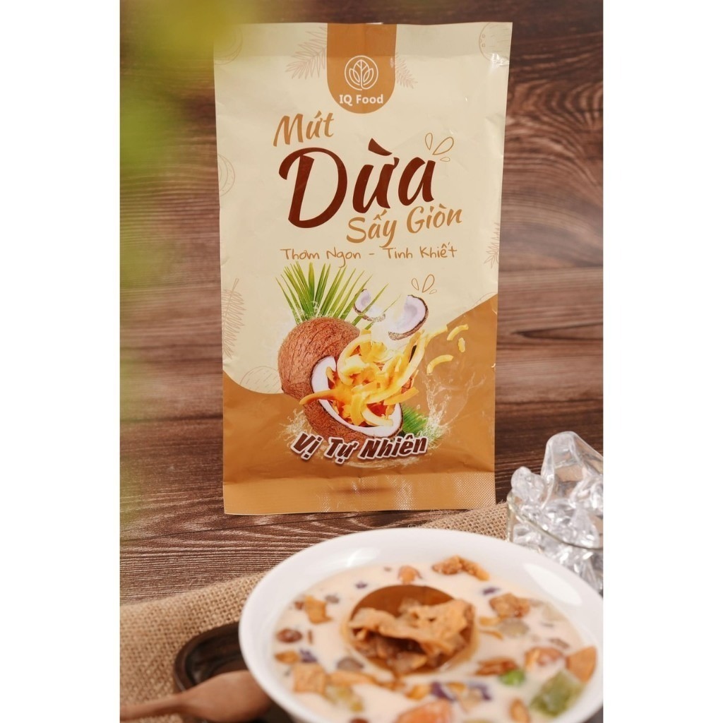 Dừa Khô IQ Food – Nguyên Liệu Bánh Mì, Bánh Kem, Trà Sữa, Sinh Tố