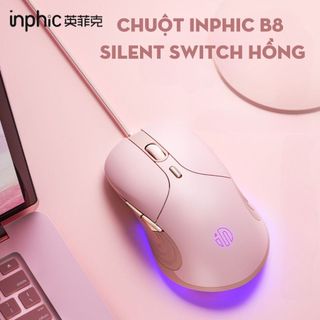  CHUỘT VĂN PHÒNG GAMING INPHIC B1 - B2 - W1 - B8 - W9 - W8 - W2 - PG1 - PG9 SILENT SWITCH KHÔNG TIẾNG ỒN 