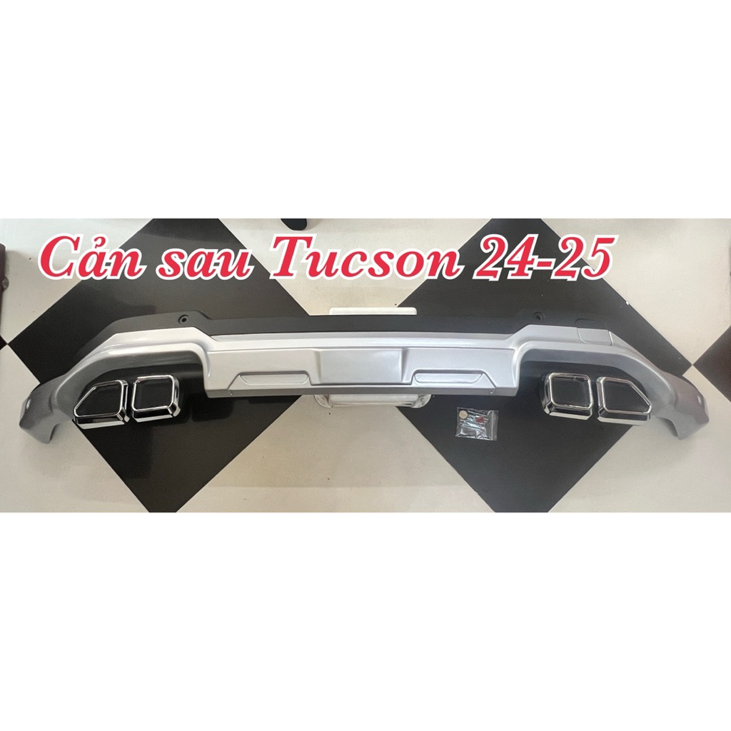Bộ ốp cản sau theo xe Hyundai Tucson 2024-2025.