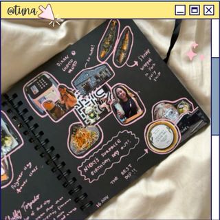  Sổ Scrapbook Dán Ảnh Handmade   TẶNG 1 SỔ NHỎ   Quà Tặng Kỉ Niệm Làm Album Ảnh Tặng Người Yêu Anniversary 