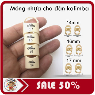 Móng gảy đàn Kalimba thay thế ngón tay cái bằng nhựa cứng chơi đàn 17, 21 phím không đau tay âm vang đủ size Zumi Shop