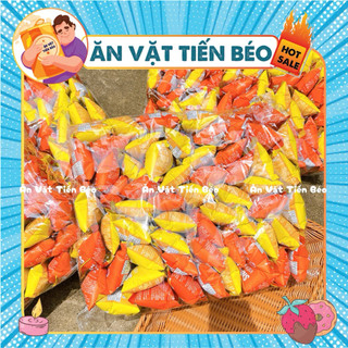  Bịch 60 Gói Cá Viên Chiên Snack Bim Bim snack cá viên chiên Minh Châu chính hãng đồ ăn vặt 
