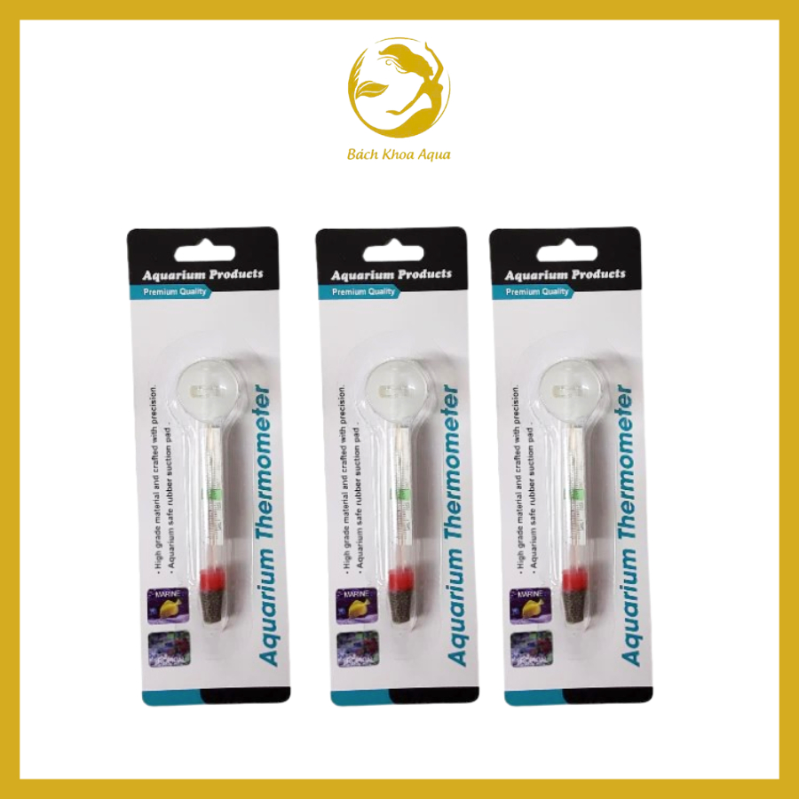 Nhiệt kế mini dính kính treo bể cá Aquarium Thermometer