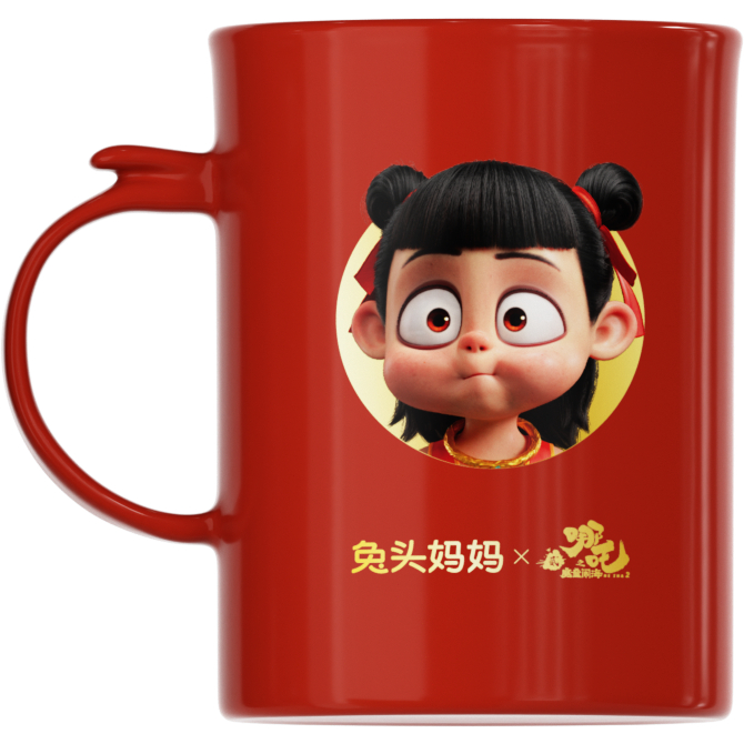 tootoo x Movie "Nezha's Demon Boy in the Sea" Co-branded Limited - Mouthwash Cup and Sticker(Nezha)