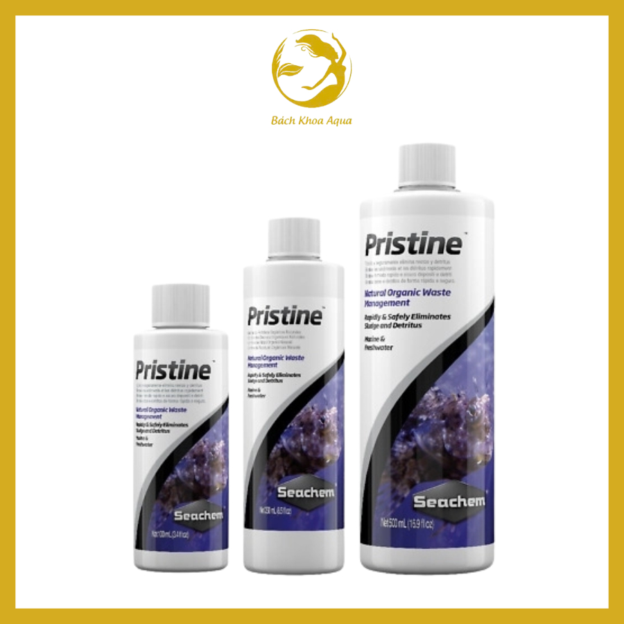 Seachem Pristine – Vi sinh xử lý nước bể cá (100ml / 250ml / 500ml), làm trong nước nhanh