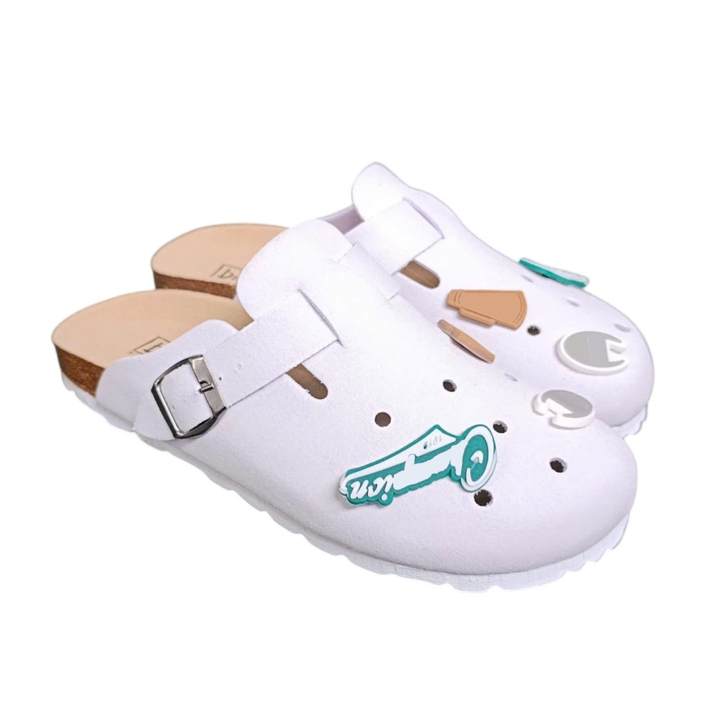 Sục Boston Da Lộn Nhân Tạo Cham - pion Hot trend 2025 Nam Nữ Thương Hiệu BIOLINE - SGD (Sticker)