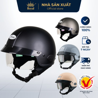 Mũ Bảo Hiểm Chính Hãng  Asia MT-139 Kính Âm, Nón Bảo Hiểm Có Kính Hợp Nam Nữ Chất Lượng