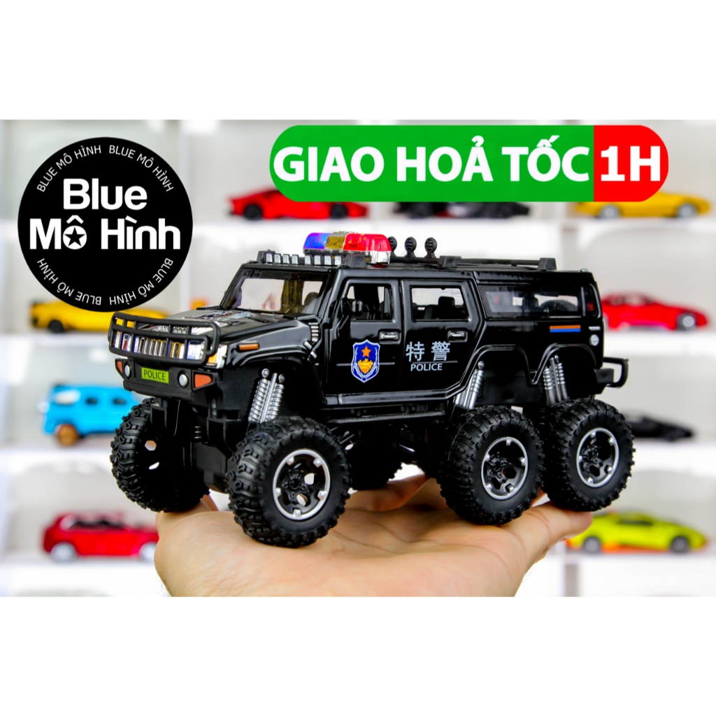 Mô hình xe cảnh sát Police Hummer H2 1:32